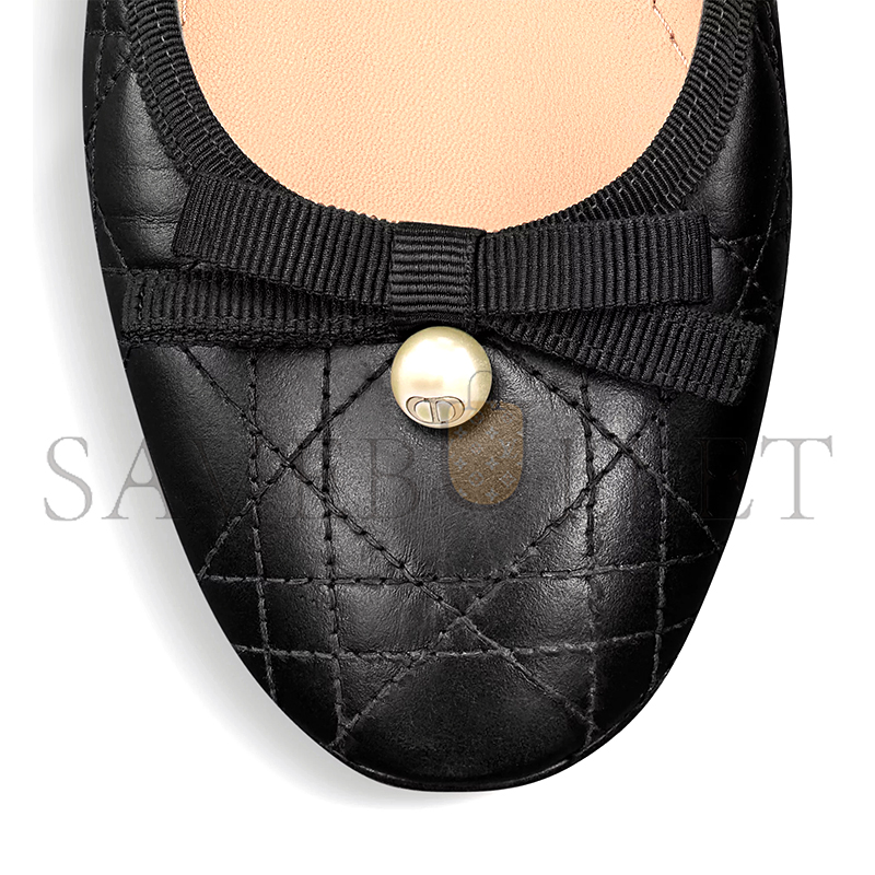 D*or ballet slingback pump black quilted cannage calfskin kcb968cqc_s900